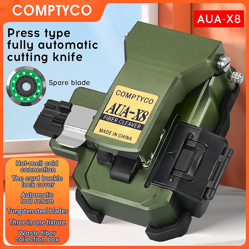 COMPTYCO-cuchilla de fibra AUA-X8 FTTH, cortador de fibra óptica de alta calidad, cuchillo de corte de Cable de fibra óptica de alta precisión - imagen 2