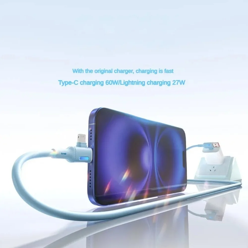 Cuatro en uno Usb-C a Usb-C 60W Cable de datos de carga rápida móvil Pd27W adecuado para Huawei Samsung Xiaomi Letv carga de tableta - imagen 5