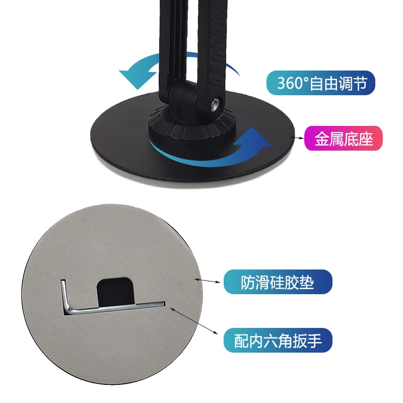 Tiendas magnéticas para teclado dividido, tabletas Pone, PC, desmontable, 360 grados y altura ajustable, juegos de silicona ABS, regalos DIY - imagen 5