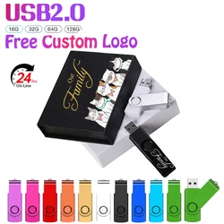 Memoria USB Giratoria Personalizable de Plástico