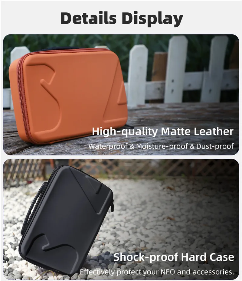 Caja para DJI Osmo Action 5 Pro 4/3, carcasa dura portátil, bolsa de almacenamiento impermeable, Estuche de transporte, bolso, caja de viaje, accesorios - imagen 5