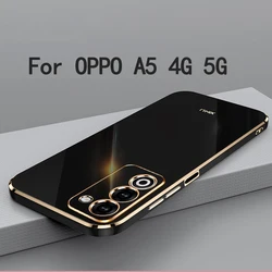 Funda TPU Oppo A5 4G / 5G – Antihuellas con Protección de Cámara