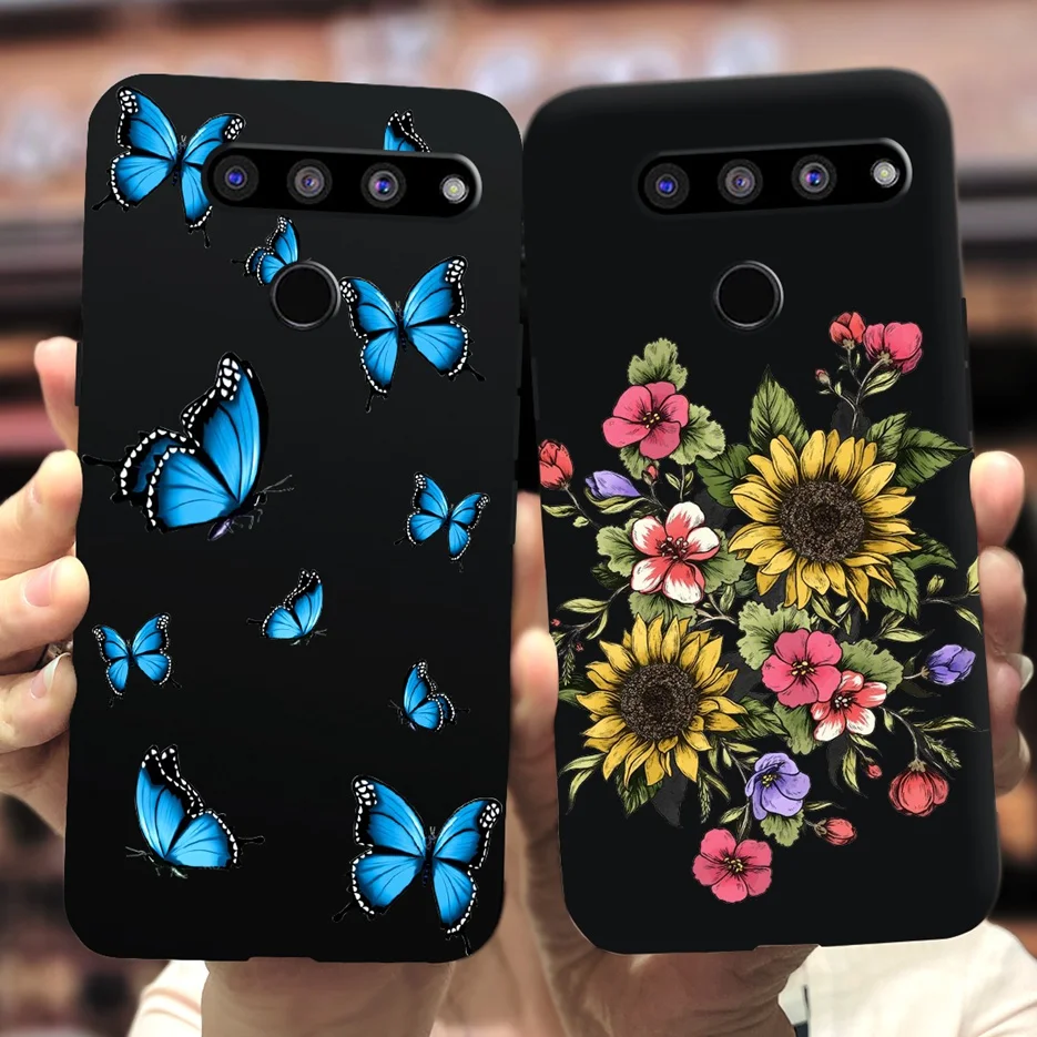 Funda de LM-V500 para LG V50 ThinQ 5G, bonita carcasa de girasol para chicas bonitas, ThinQ V40, Fundas de teléfono para LG V50S ThinQ 5G - imagen 4