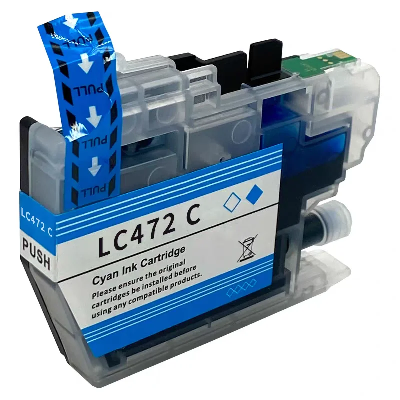 4 Uds LC472XL LC472 cartucho de tinta Compatible para impresoras Brother MFC-J2340DW MFC-J3540DW MFC-J3940 con cartucho de Chip - imagen 5