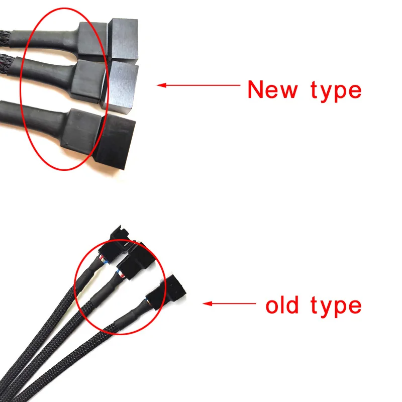 Cable adaptador divisor de ventilador PWM de 4 pines 1 a 1 2 3 4, divisor de ventilador de CPU de ordenador, Cable de extensión de ventilador de PC - imagen 5