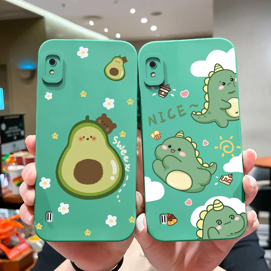 Funda creativa para Samsung A10, A10S, M01S, silicona líquida suave, cobertura completa, protectores antichoc para Samsung Galaxy A 10 - imagen 4