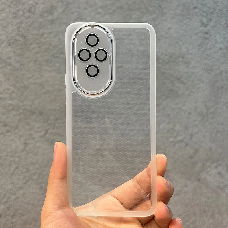 Para Honor 200 lite funda Honor 200 Pro funda de teléfono Honor 200 fundas Honor 200lite Protector de cámara de silicona transparente cubierta de lente - imagen 2