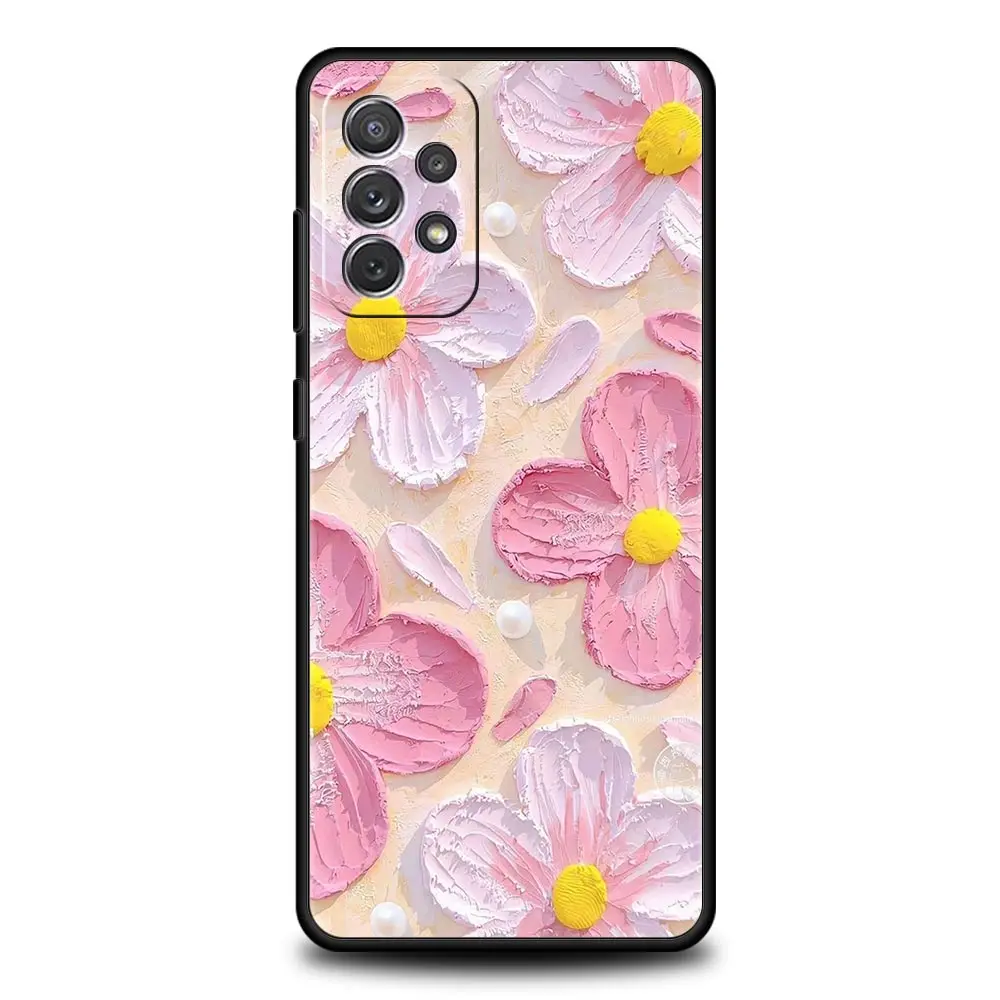 Funda de teléfono con pintura al óleo para Samsung A51 A71 A21S A17 A11 A15 A25 A41 A23 A33 A53 A73 A07 A03S A05S A13 A35 A55 5G - imagen 2
