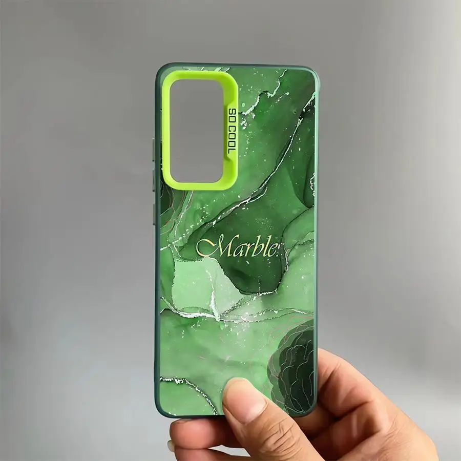 Funda de teléfono de mármol para Samsung Galaxy S24 Ultra S21 FE S20 FE S20 S25 S23 Ultra S22 Plus, funda suave de lujo - imagen 2