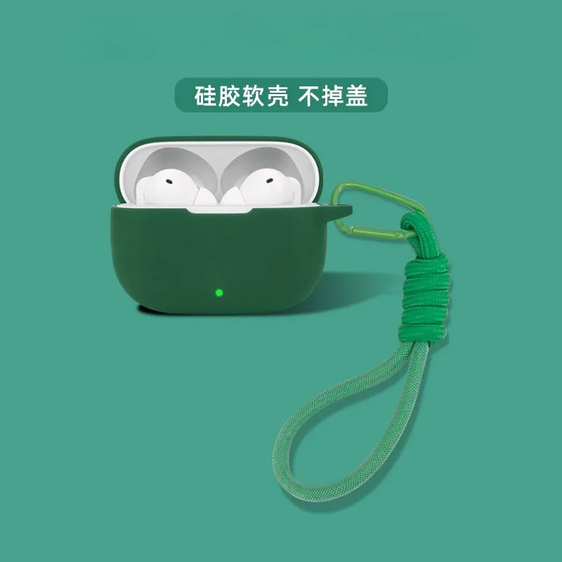 Para Realme Buds T200 Lite funda de silicona suave cordón colgante Realme Buds T200 Lite funda protectora a prueba de golpes - imagen 4