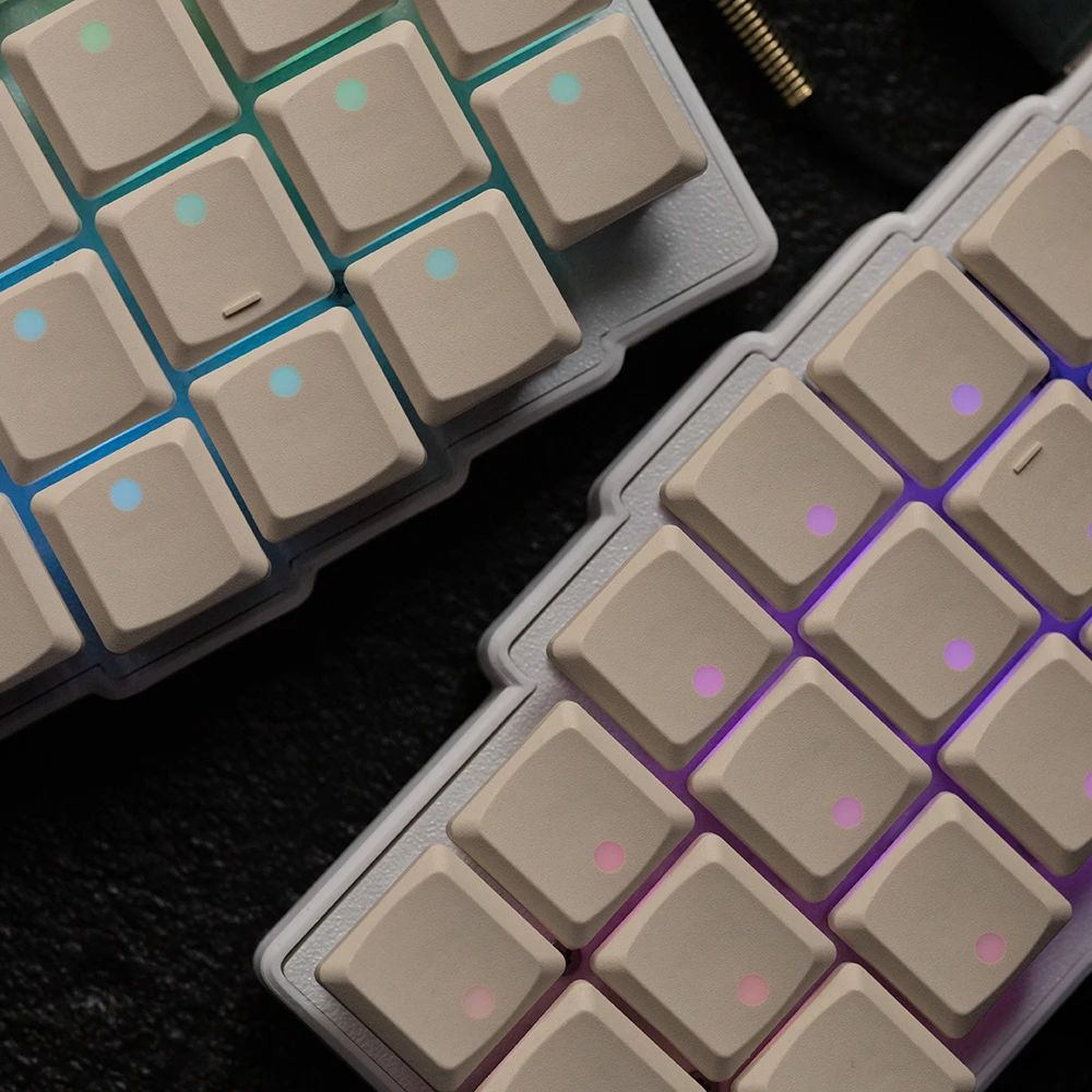 Taihao Uninscribed Low Switch Theme Keycaps Set PBT Custom Original Handmade Keycaps Split Keyboard for MX Switch/Choc V1 Switch - imagen 4