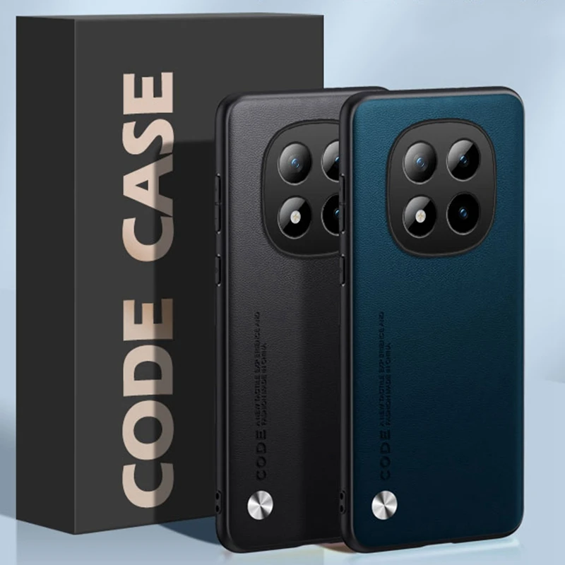 Funda de cuero PU de lujo para Xiaomi Redmi Note 15 5G, funda trasera de silicona a prueba de golpes, funda de teléfono de protección completa para Redmi Note15 5G - imagen 2