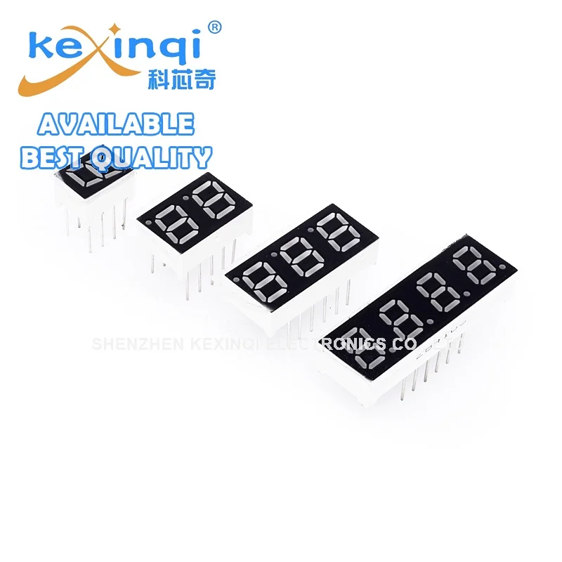 Tubo Digital de ánodo de cátodo, pantalla LED de 7 segmentos, 5 piezas, rojo, 0,28 pulgadas, 0,36 pulgadas, 0,4 pulgadas, 0,56 pulgadas, 0,8 pulgadas, 3 bits, 4 bits, 0,28 pulgadas - imagen 3