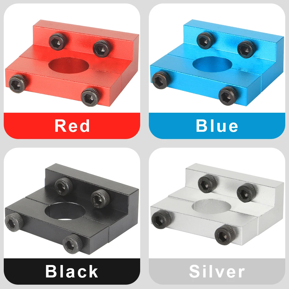 XCR V6 Hotend bloque fijo E3D V6 soporte volcán para accesorios de impresora 3D serie Ender3 CR10 conjunto extrusora bloque de aluminio - imagen 3