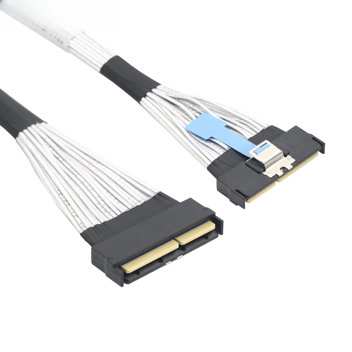 Slimline SAS MCIO 5,0 124P 16X a MCIO 5,0 124P Cable adaptador de datos de servidor longitud opcional 0,25 M 0,5 M - imagen 4
