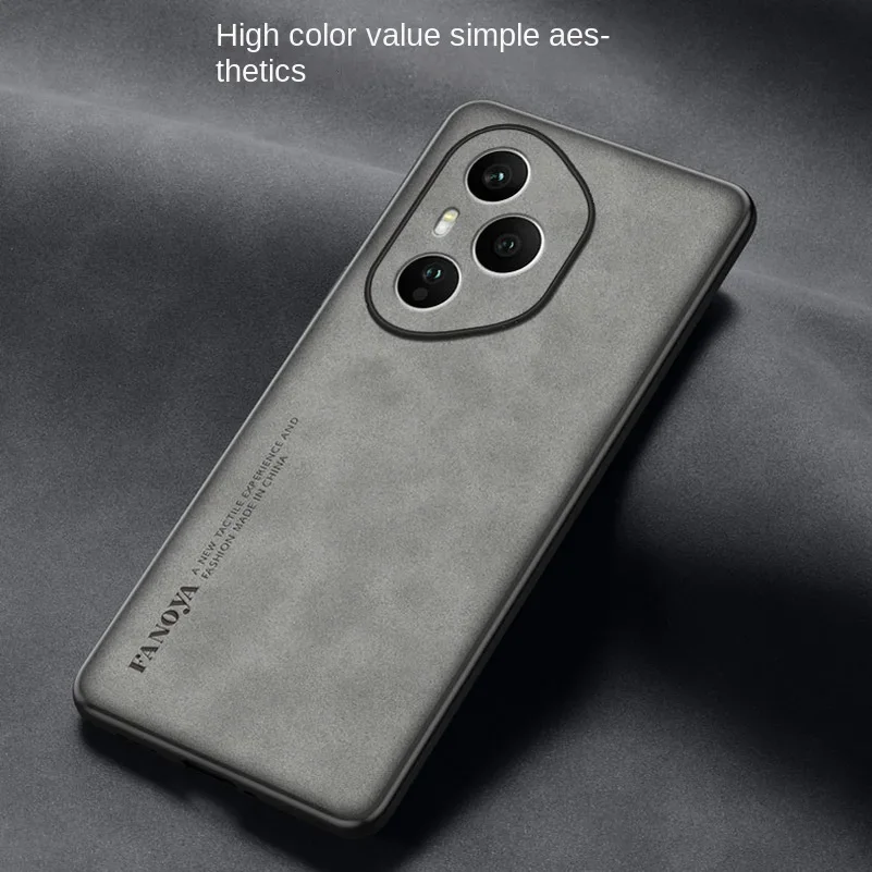 Funda de cuero PU lisa de lujo para Honor 400 Pro, funda protectora de silicona mate a prueba de golpes para teléfono, parachoques para Honor 400 Lite - imagen 5