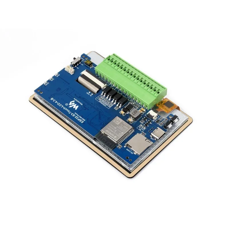 Waveshare ESP32-S3 pantalla táctil IPS de 4,3 pulgadas LCD HMI GUI Placa de desarrollo 800 × 480 procesador de doble núcleo LX7 táctil de 5 puntos de 32 bits - imagen 5