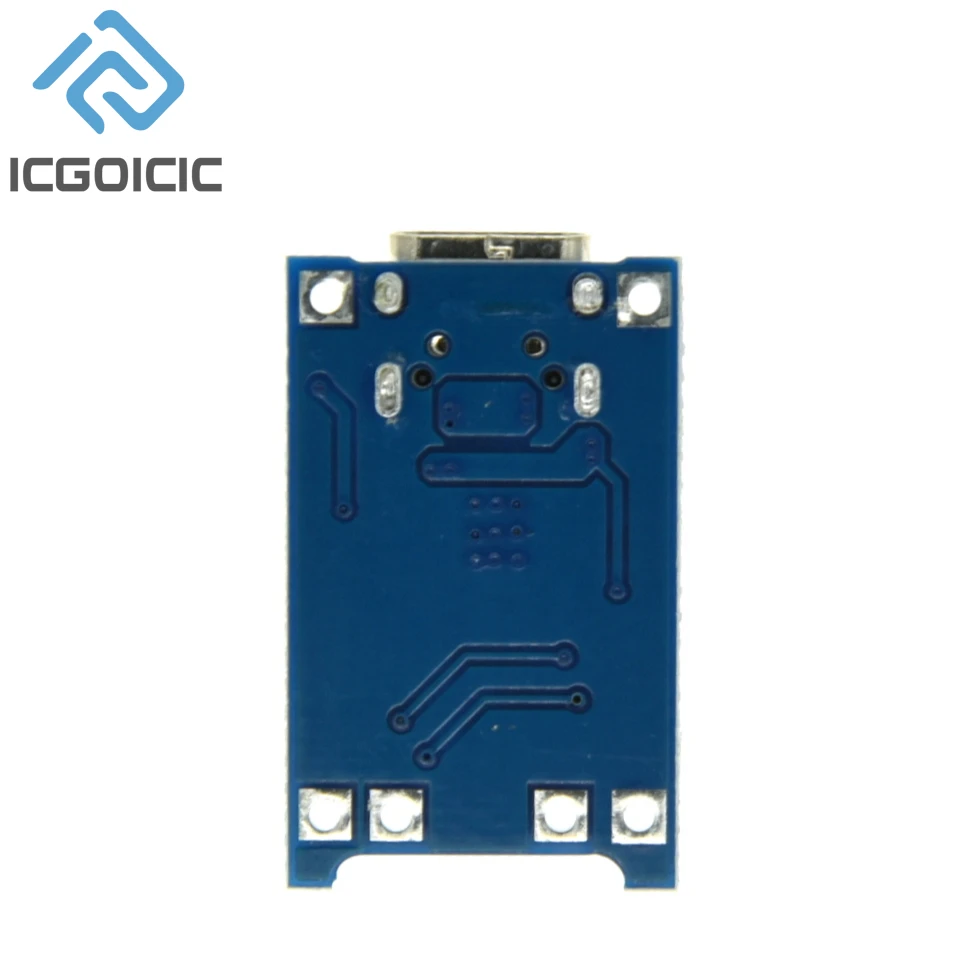 10/100 Uds TP4056 1A módulo de placa de carga de batería de litio TYPE-C interfaz USB protección de carga dos en uno - imagen 3