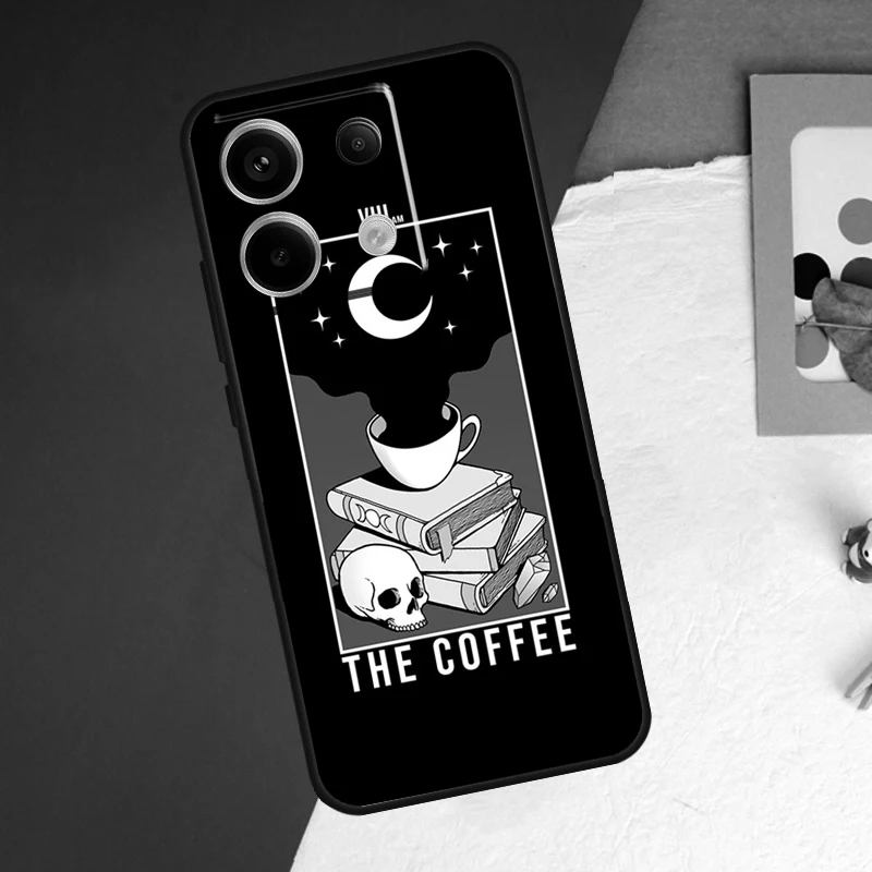 Funda de libros y café para Xiaomi Redmi Note 13 Pro Plus Note 12 11 9 10 11S 10S 12S Redmi 13C 10C 12C - imagen 4