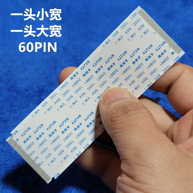 Con orejas Cable plano Flexible FFC FPC chapado en oro AWM 20706 20861 105C 60V VW-1 Cable de cinta tipo A 60 pines/68 pines 10CM-50CM 60P/68P - imagen 2