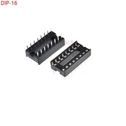 Adaptador de soporte de prueba de CHIP DIP DIP16, Conector de paso de 16 pines dip-16 DIP, 16 Pines, 16 p, 2,54 MM, 20 piezas