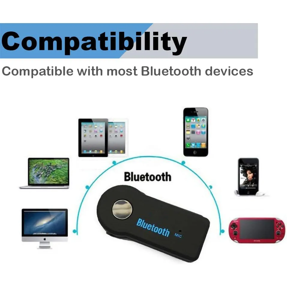 Receptor Bluetooth auxiliar para coche, interfaz 5,0, adaptador de Audio inalámbrico de 3,5mm, conversión de llamadas manos libres, transmisor Bluetooth - imagen 5