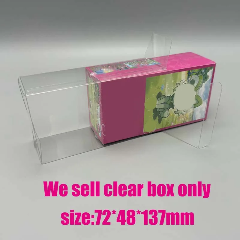 Para PTCG SC Gem Pack Tarjetas protectoras transparentes Estuche de exposición coleccionable - imagen 2