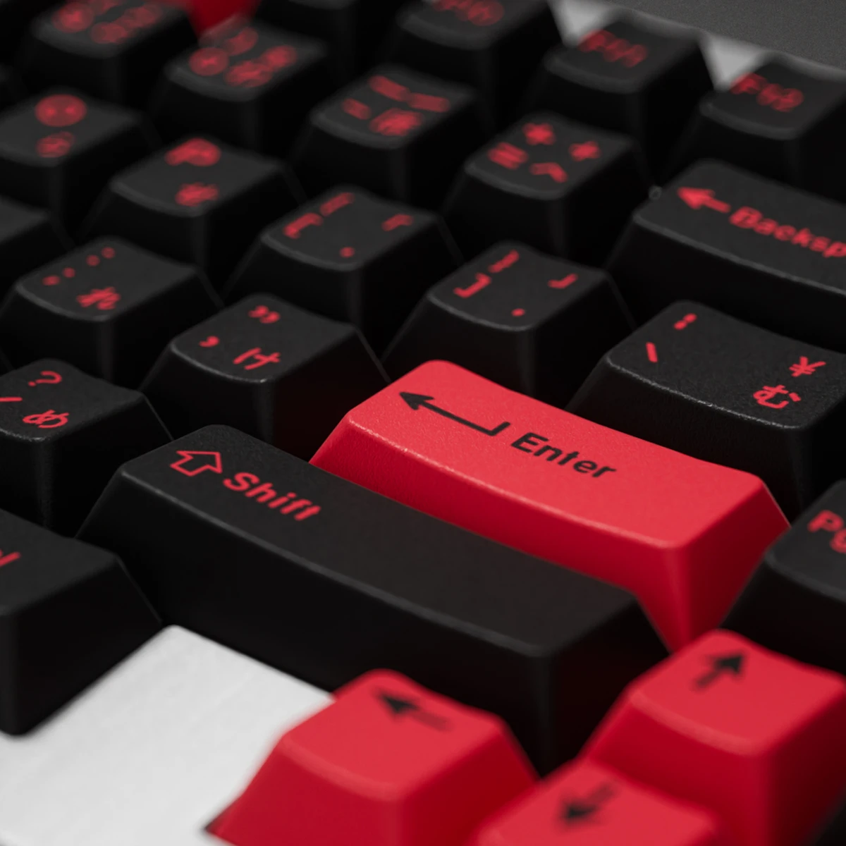 Teclas negras minimalistas con perfil de cereza, teclas PBT subteinte de 1,7mm de espesor, teclas personalizadas japonesas coreanas para teclado mecánico - imagen 4