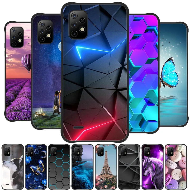 Para UMIDIGI Bison funda de teléfono suave TPU cubierta móvil para UMIDIGI Bison GT lindo moda dibujos animados Coque
