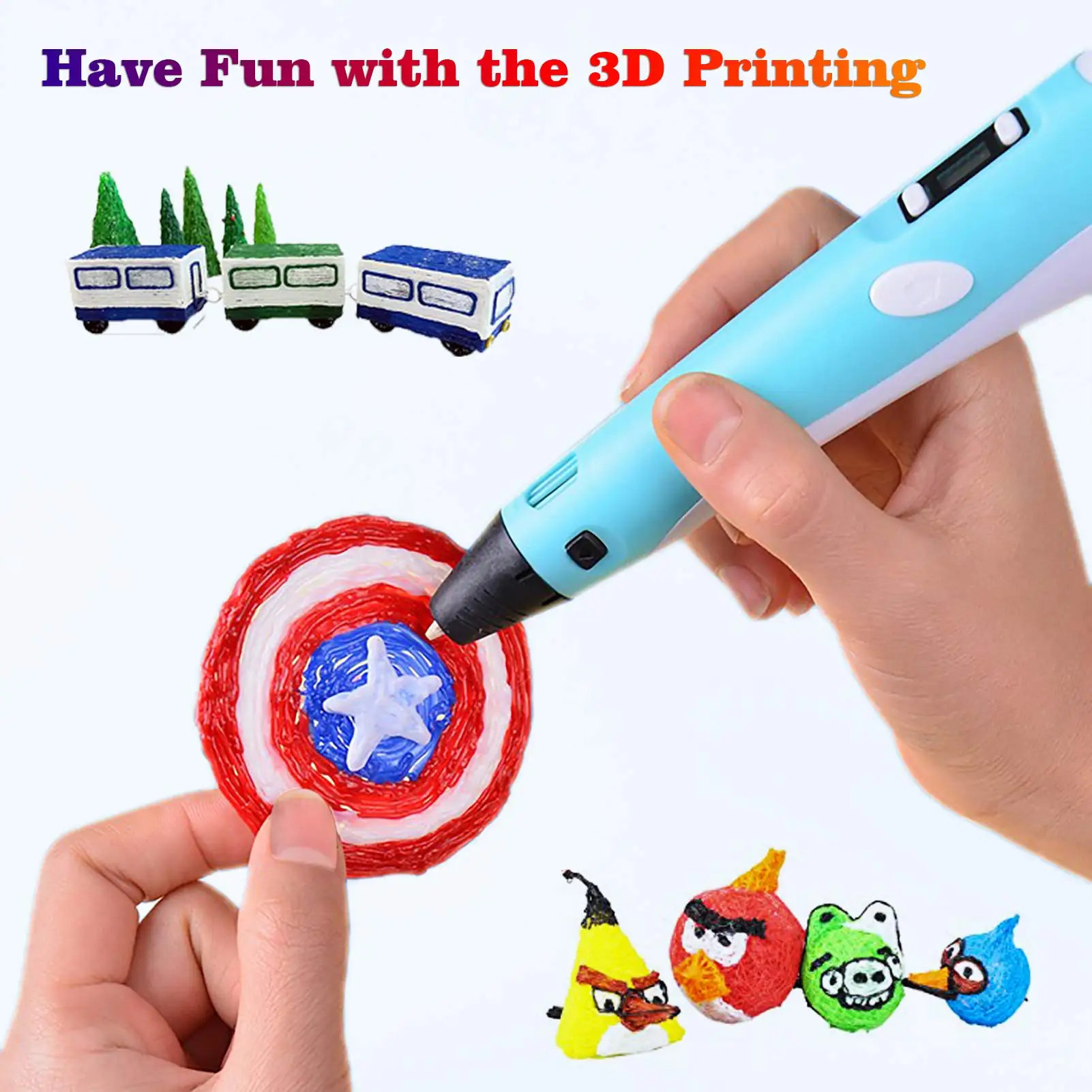 Filamento PLA 1,75mm para Bolígrafo 3D – 200M Inodoro - imagen 3