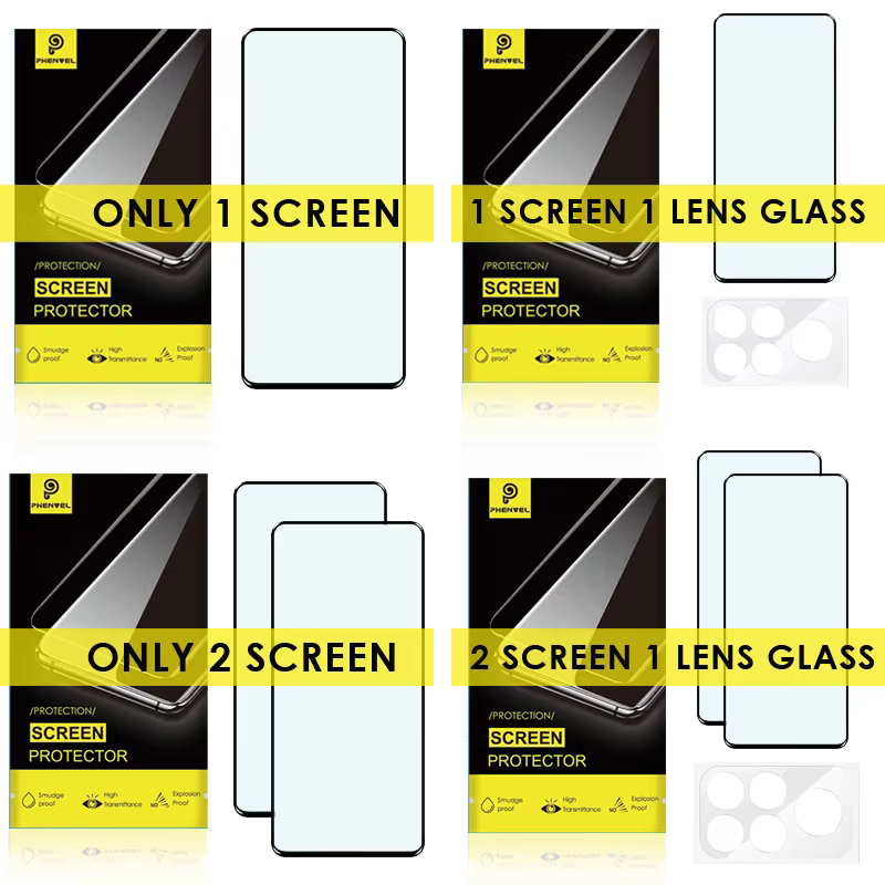 Vidrio Protector oleofóbico para Xiaomi POCO F8 Ultra Protector de pantalla de vidrio templado antiexplosión para POCO F8 Pro F8ultra - imagen 2