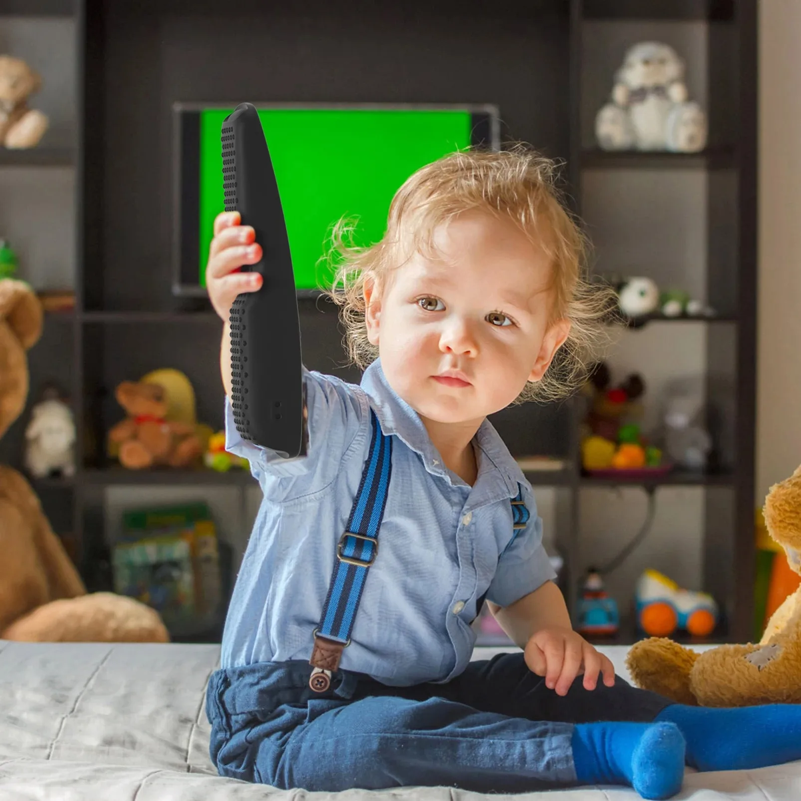 Funda de silicona para mando a distancia LG Smart TV, funda de Control remoto iluminada antigolpes, modelo 2021 MR22GA MR21GA MR23GA MR24GA - imagen 4