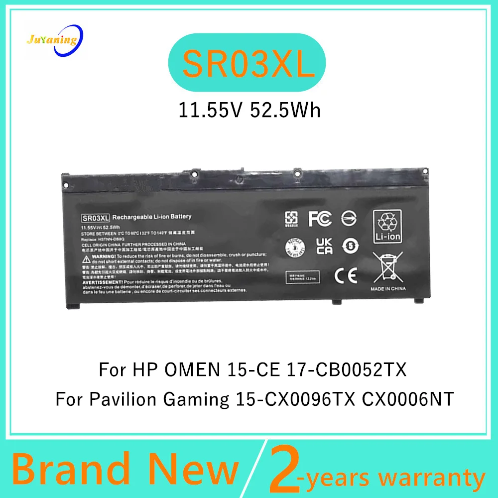 SR03XL batería del ordenador portátil para HP Pavilion 15-DC0000 cx0000 TPN-Q211,TPN-Q193 TPN-Q194 TPN-C133 TPN-C134
