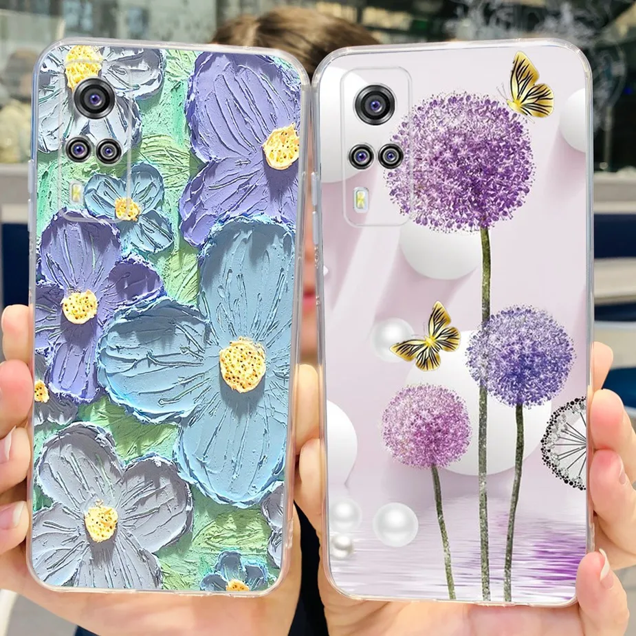Funda de silicona blanda para Vivo Y31, carcasa bonita pintada a la moda, Y51a, V2031, Y51, 2020, VivoY31 de diciembre - imagen 2