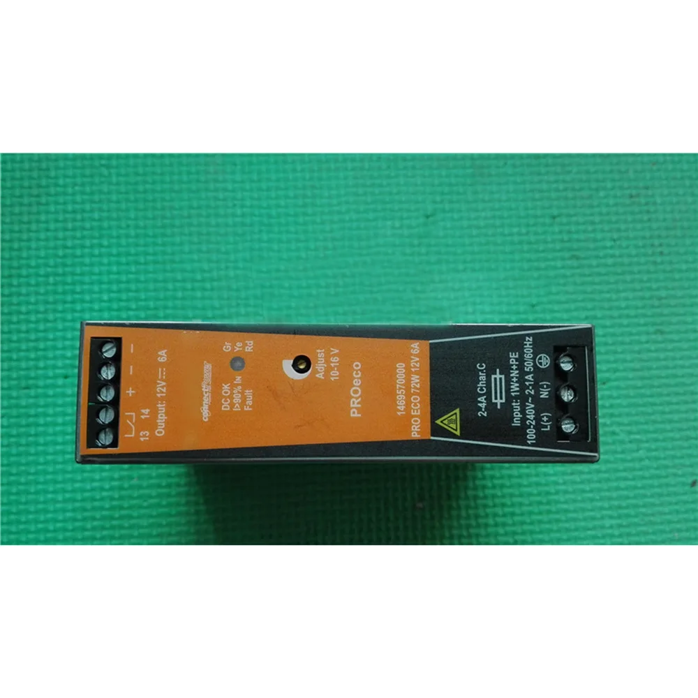 Fuente de alimentación conmutada en riel monofásica 100% probada antes del envío ment 1469570000 PRO ECO 72W 12V 6A - imagen 3