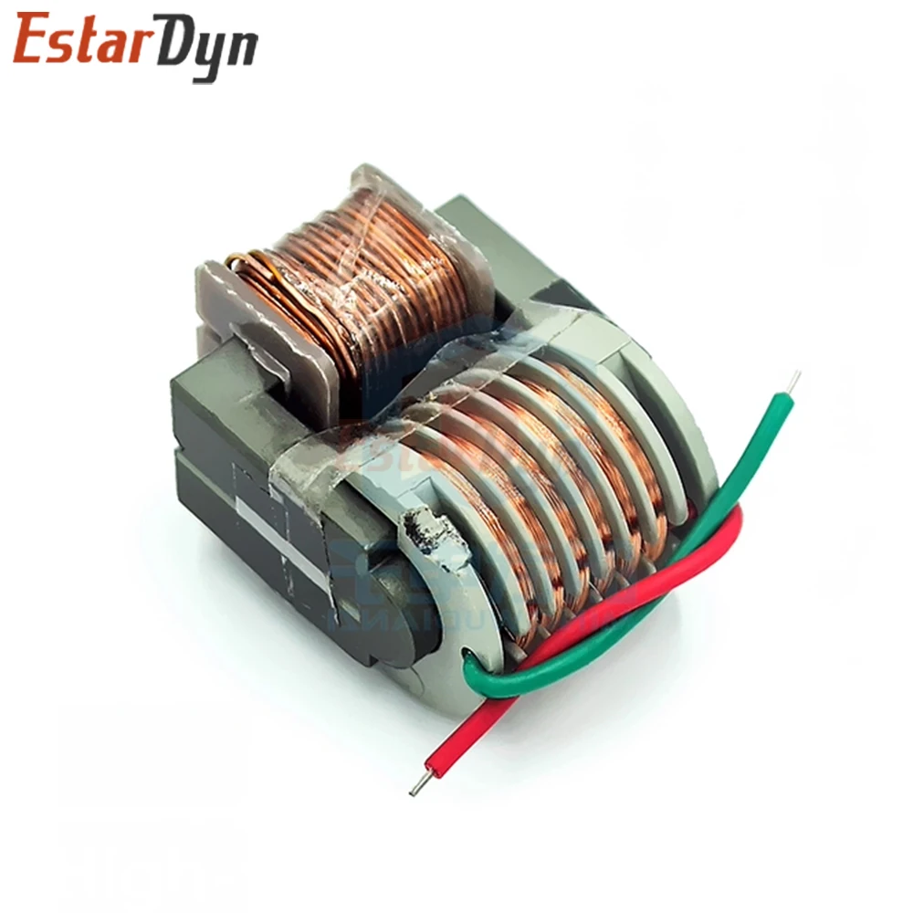 Generador de encendido de arco de alto voltaje, 15KV, CC de alta frecuencia, inversor de refuerzo, Kit de bricolaje 18650, transformador de núcleo en U, Suite de 3,7 V - imagen 3