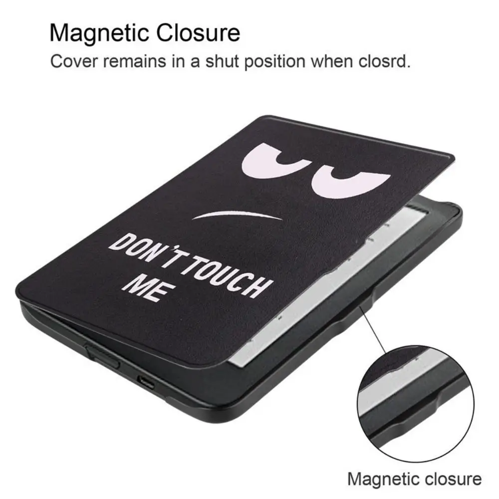 Funda tipo libro inteligente KoBo Clara HD 2018, Funda para lector de libros electrónicos de 6 pulgadas, Funda protectora a prueba de golpes, encendido/apagado automático - imagen 3