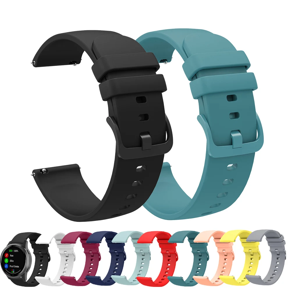Correa de silicona de 22mm para Amazfit Helio Sport, pulsera de repuesto para Amazfit T-REX3 Pro 48mm/balacne/Cheetah Pro/BIP 6 5