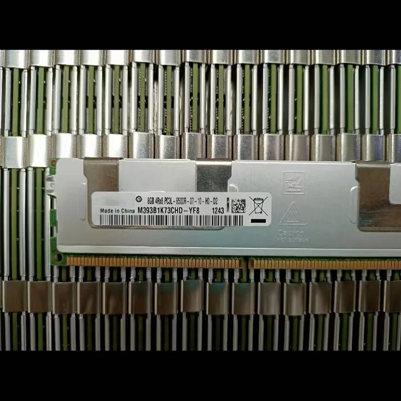 2 uds M393B1K73CHD-YF8 8GB 4RX8 PC3L-8500R 1066 REG ECC RAM - imagen 3