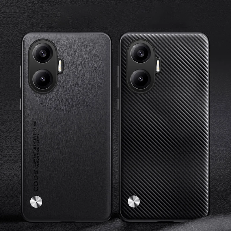 Funda de cuero para Xiaomi Redmi Turbo 4 Pro 5G fibra de carbono mate silicona dura a prueba de golpes funda de teléfono RedmiTurbo4Pro 25053RT47C - imagen 5
