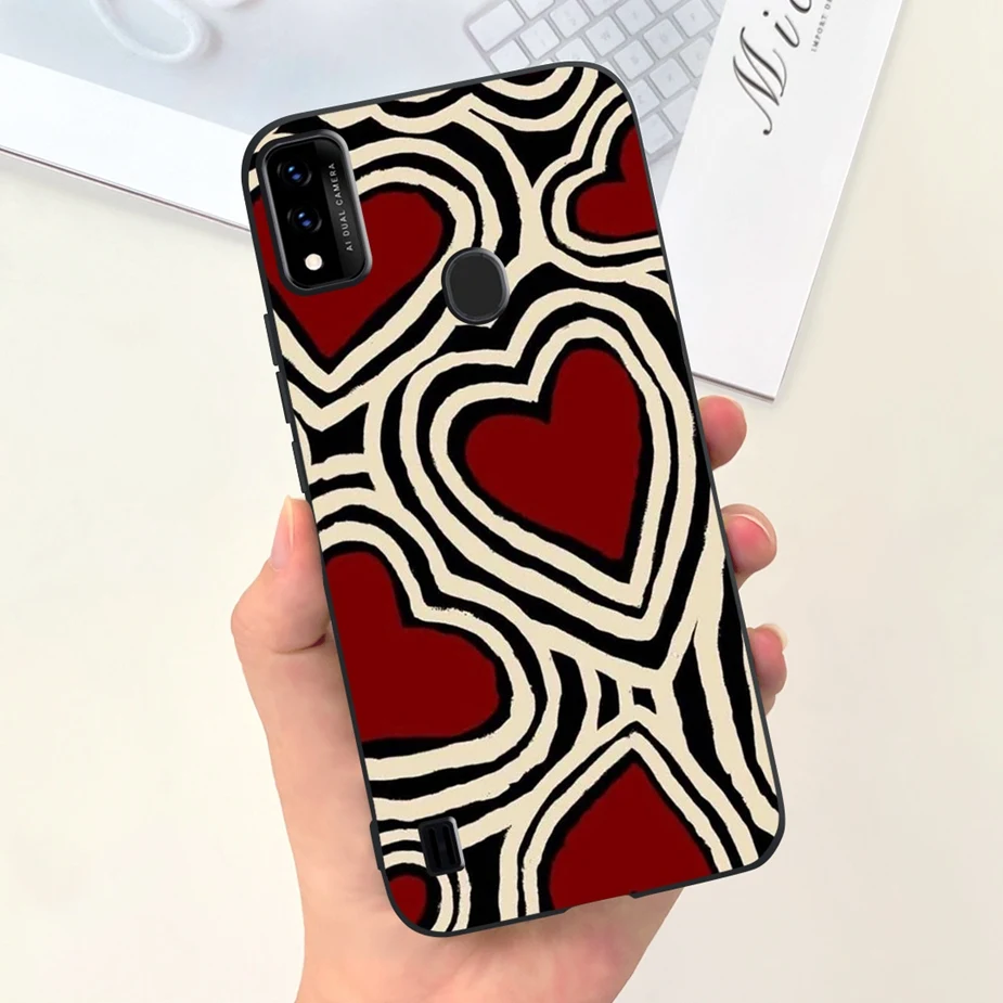 Para ZTE Blade A51 Funda BladeA71 Linda Funda de dibujos animados de moda Funda de teléfono de silicona suave para ZTE Blade A71 A7030 BladeA51 Funda Coque - imagen 3