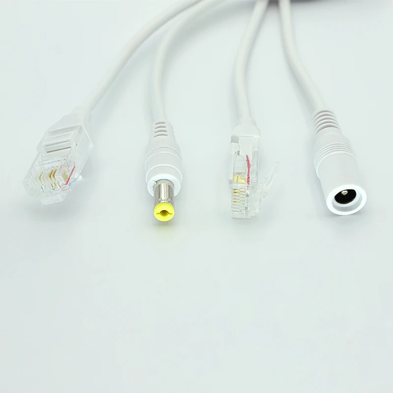 Cable POE de alimentación pasiva a través de Ethernet, Cable adaptador POE, divisor impermeable, módulo de fuente de alimentación del inyector, 12-24v para cámara IP ﻿ - imagen 5