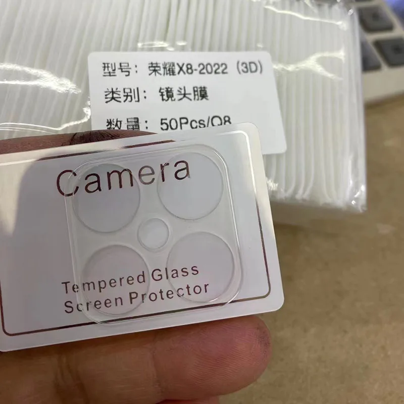 Lente de cámara 3D para Honor X8, vidrio templado, Protector de pantalla trasera, película de cubierta, Honor X8 X 8 TFY-LX1, TFY-LX2, TFY-LX3 - imagen 3