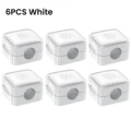6 PCS White