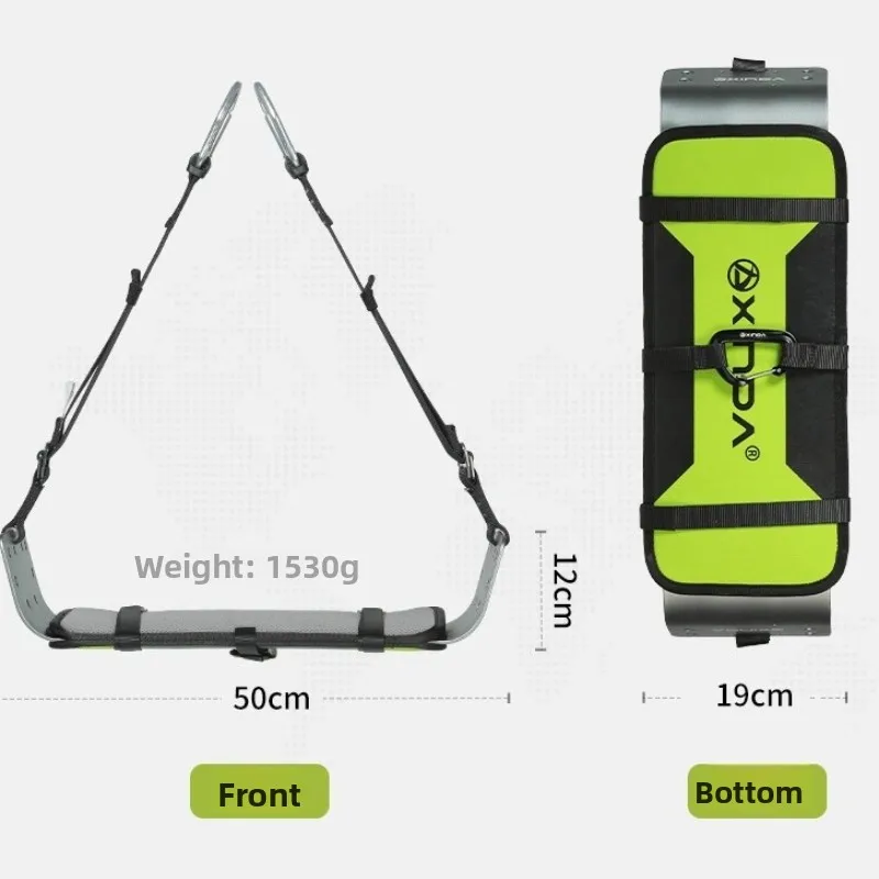Tablero de asiento de trabajo multifuncional a gran altitud, tablero de asiento ligero con cinturón de seguridad para instalación de aire acondicionado de gran altura, P820