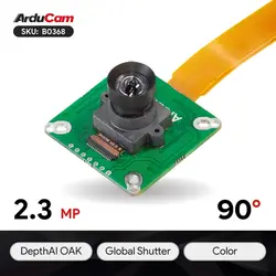 Arducam AR0234 Módulo Cámara Obturador Global para DepthAI OAK