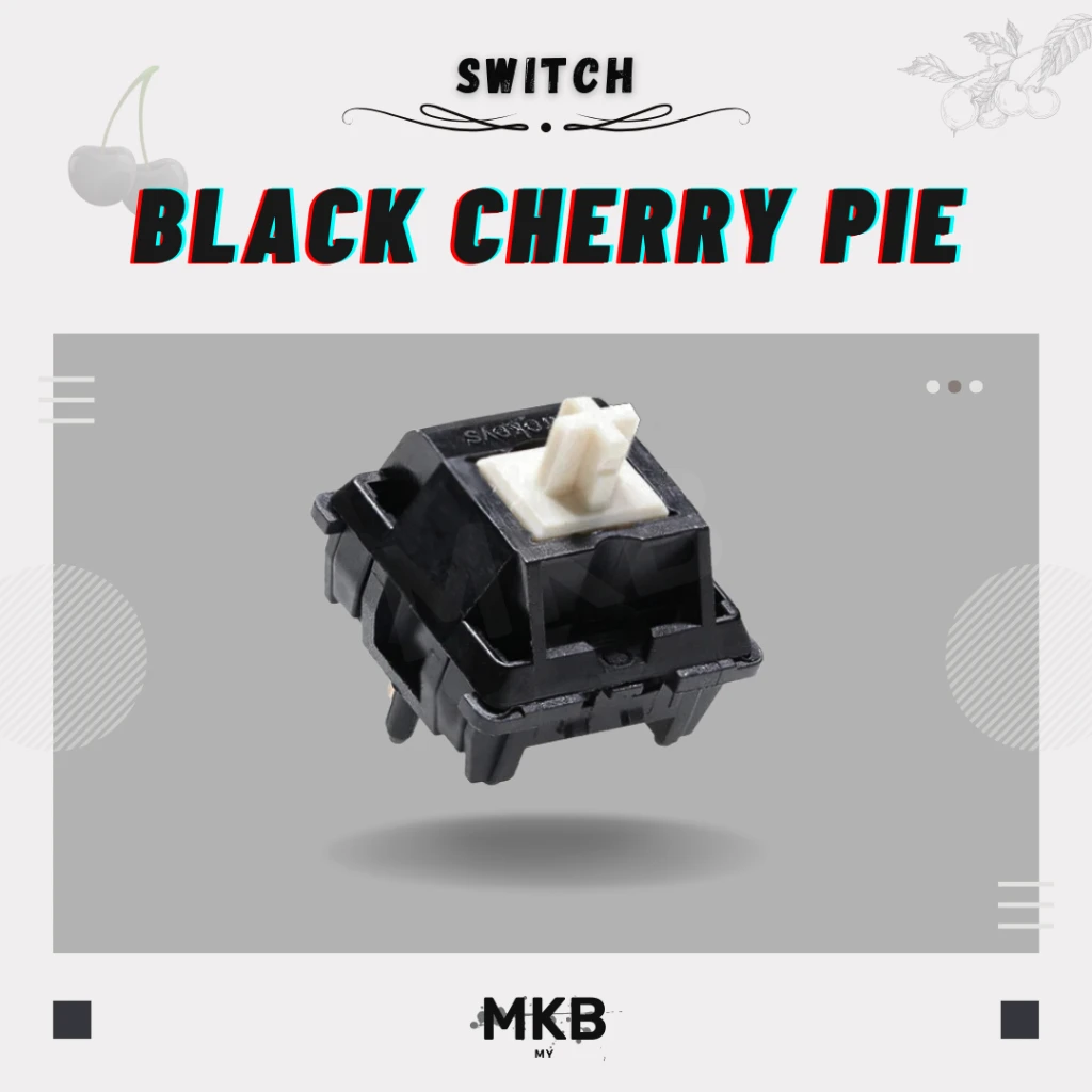 Sarokeys-interruptor lineal BCP Black Cherry Pie para teclados mecánicos o de juegos, disponible