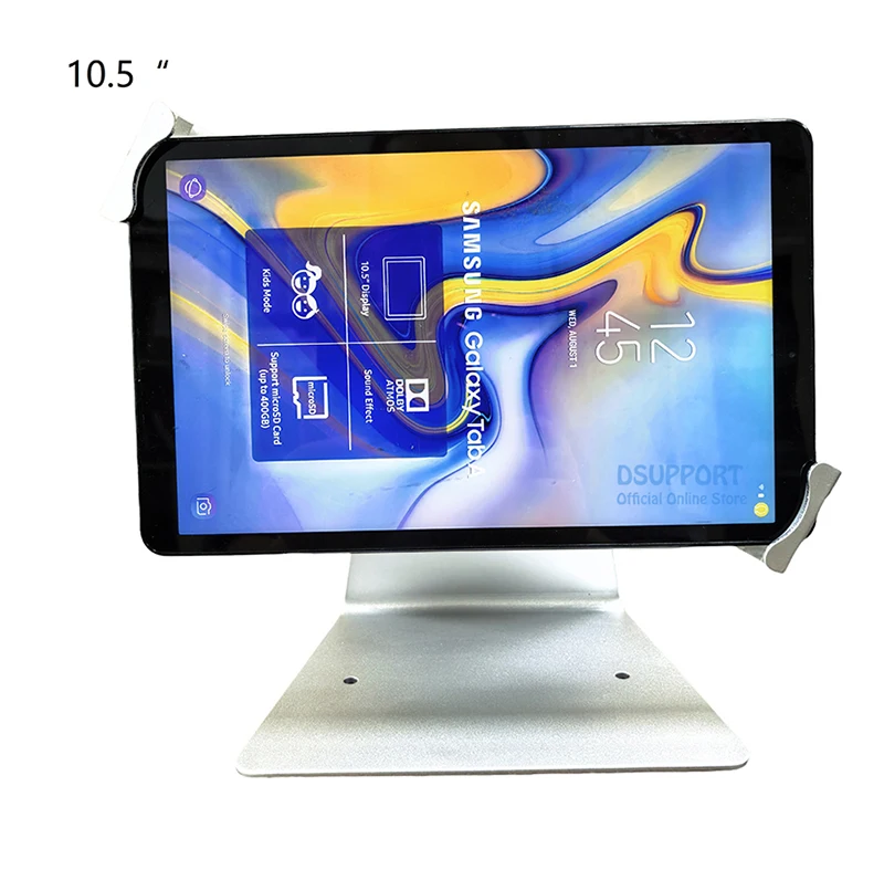 Soporte de escritorio antirrobo apto para tableta PC Universal de 7,2-13 pulgadas soporte de escritorio antirrobo de movimiento completo con cerradura Material metálico - imagen 2