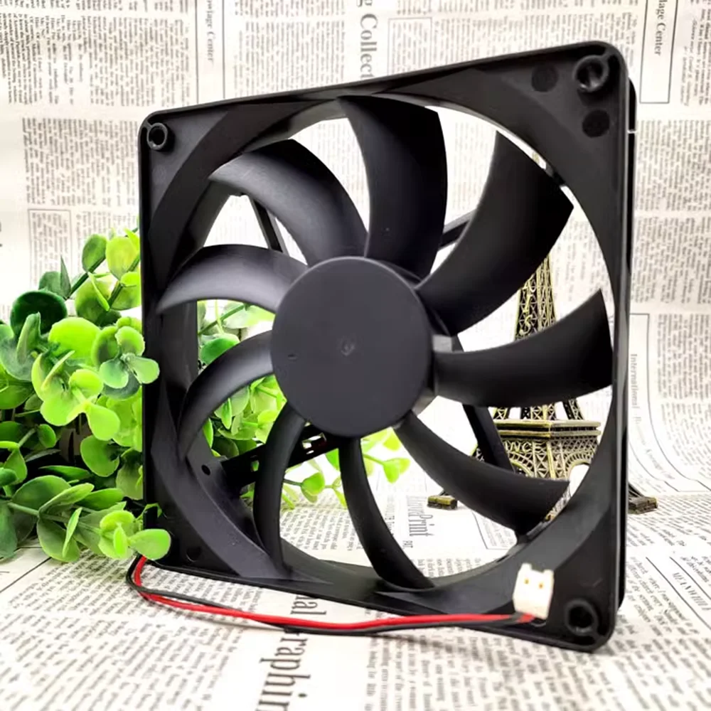 Ventilador de refrigeración PSU de 135mm, RL4Z S1352512H, 12V, 0.33A, 13,5 CM, fuente de alimentación del chasis, Enfriador de 135x135x25mm - imagen 3