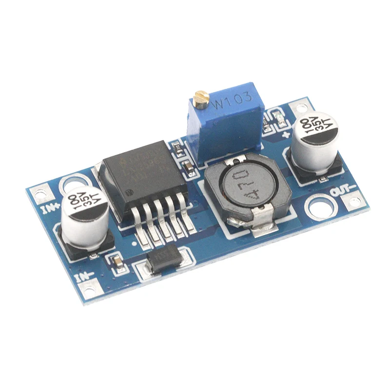 Módulo de fuente de alimentación DC-DC LM2596s, reductor ajustable 3A, regulador de voltaje LM2596, 24V, 12V, 5V, 3V - imagen 2